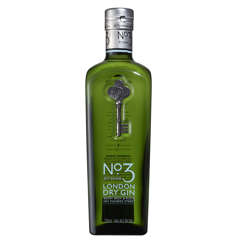 No.3 gin bottle